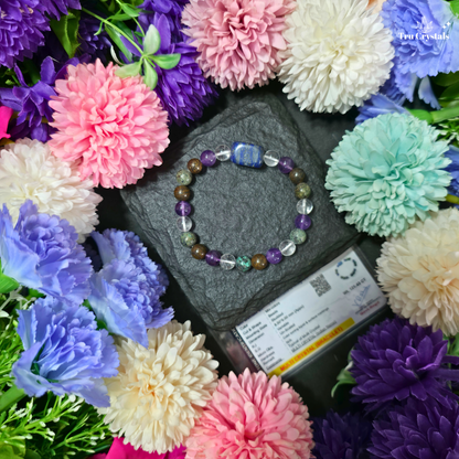 Sagittarius Zodiac Birthstone Bracelet — Adventure, Wisdom & Focused Action
