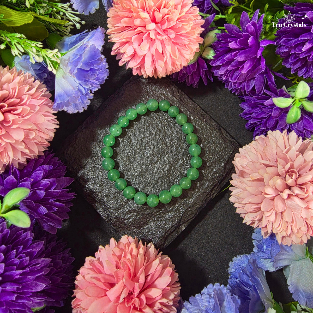 Green Aventurine Wealth and Prosperity Bracelet — Opportunity, Growth and Abundance | Heart Chakra | TruCrystals