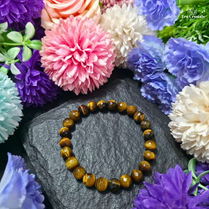 Faceted Tiger Eye Bracelet — Confidence, Focus & Courage