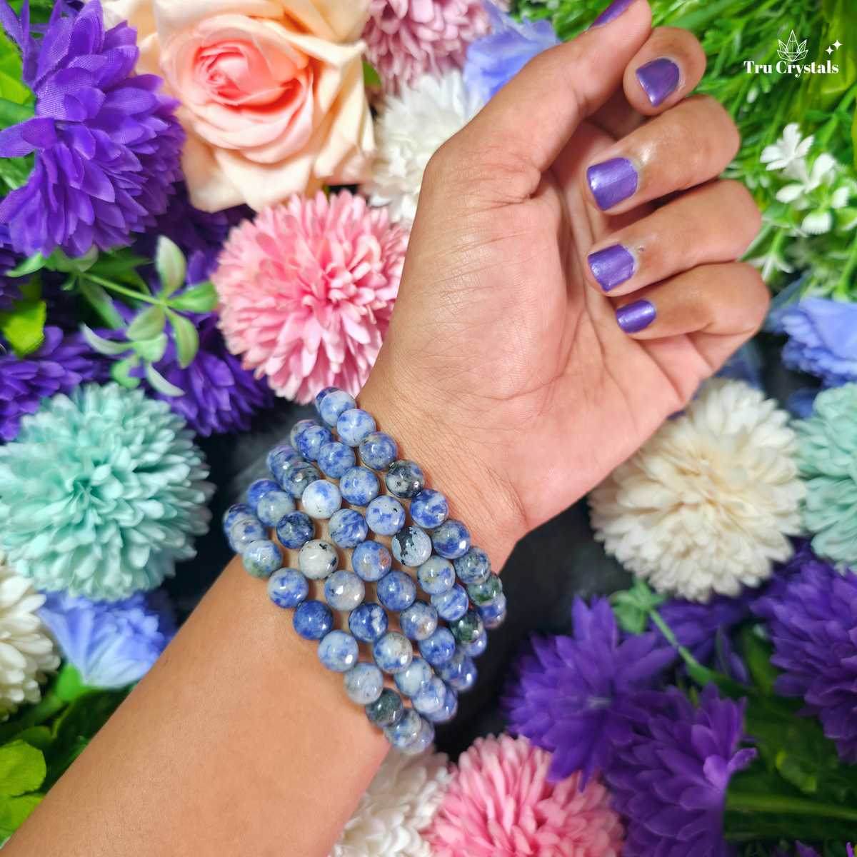 Faceted Sodalite Bracelet — Intuition, Clear Thinking & Calm Communication