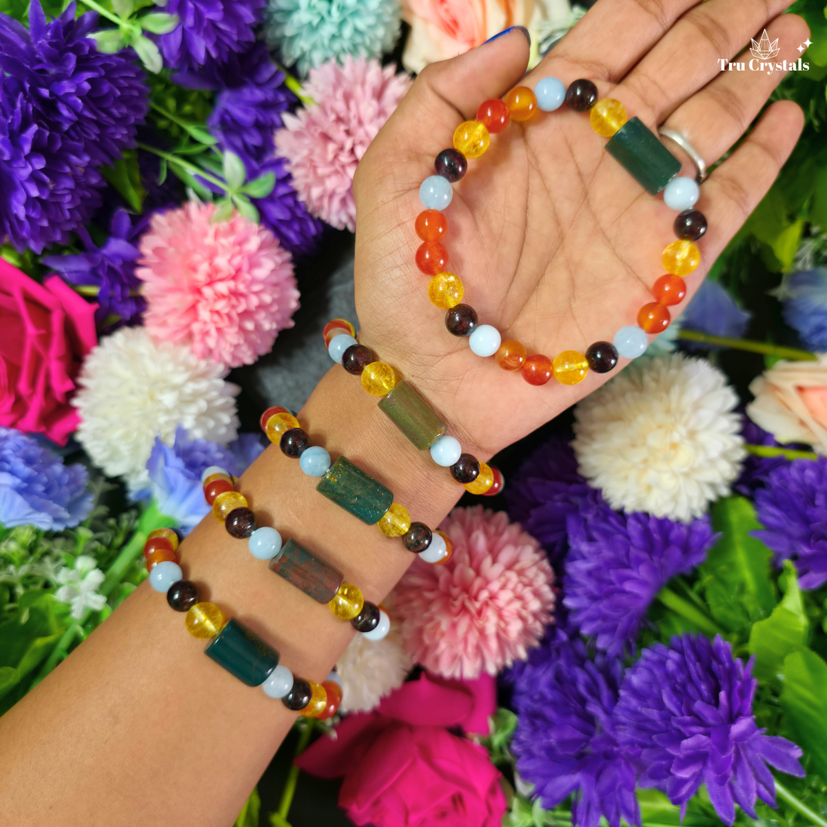 Aries Zodiac Birthstone Bracelet —Courage, Confidence & New Beginnings