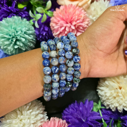 Faceted Sodalite Bracelet — Intuition, Clear Thinking & Calm Communication