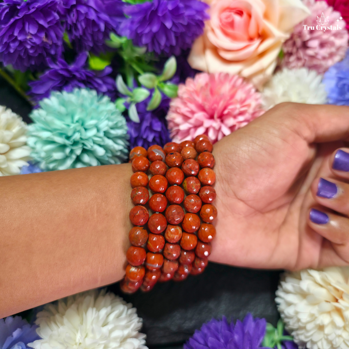 Faceted Carnelian Bracelet — Motivation, Confidence & Creative Energy
