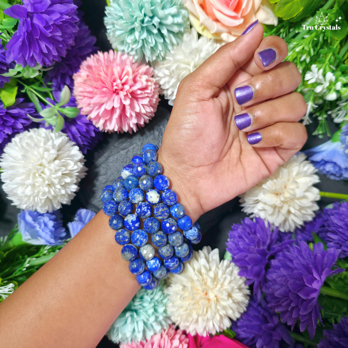 Faceted Lapis Lazuli Bracelet — Wisdom, Intuition & Confident Expression