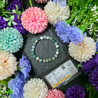 Tree Agate Bracelet — Grounding, Stability & Positive Growth