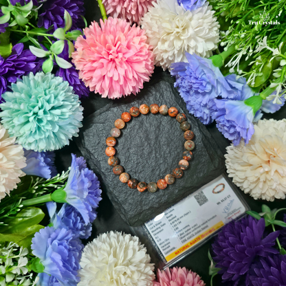 Fire Agate Bracelet — Confidence, Passion & Courage
