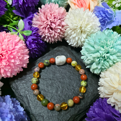 Cancer Zodiac Birthstone Bracelet — Emotional Balance, Intuition & Grounding