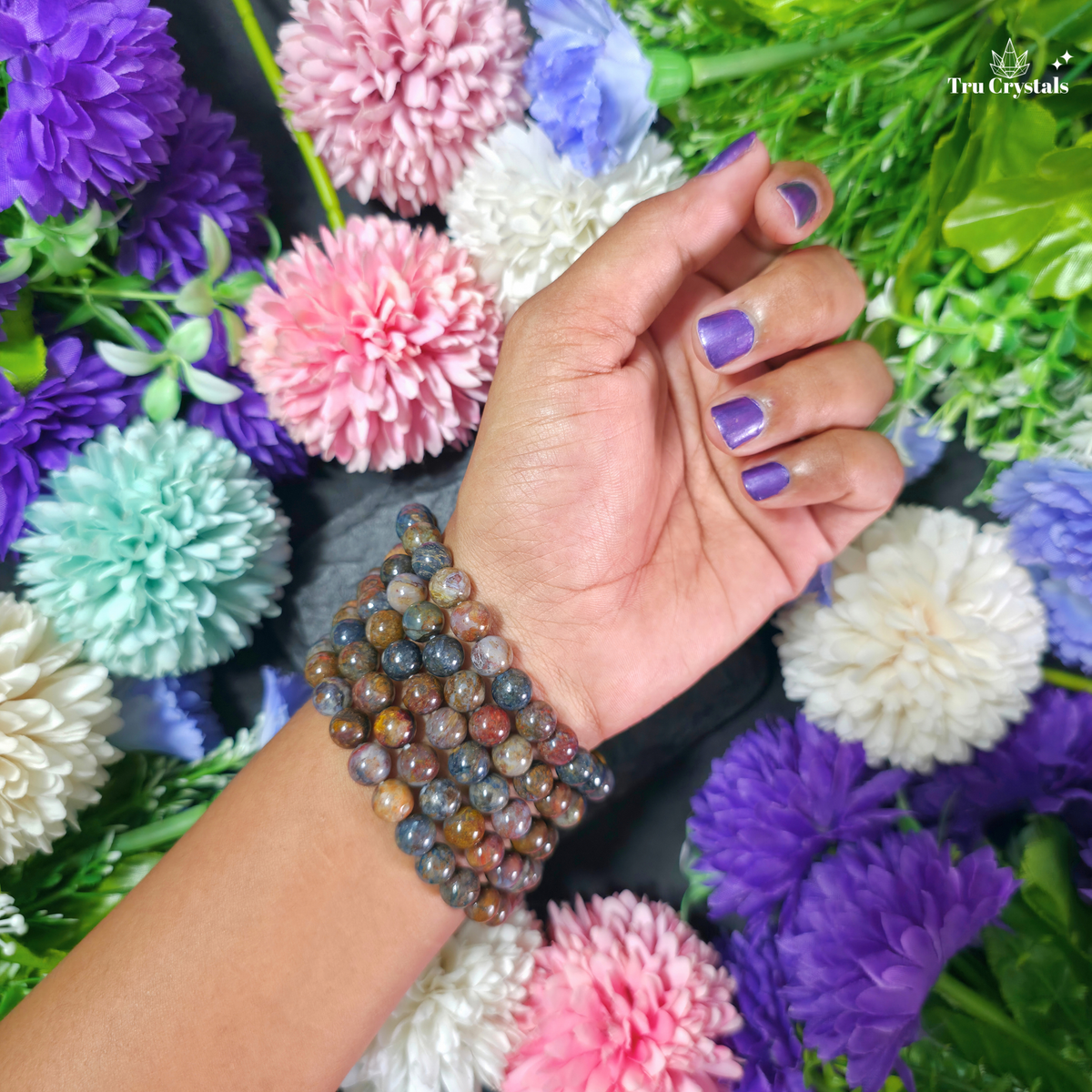 Natural Pietersite Bracelet with Certificate — Courage, Clarity & Transformation