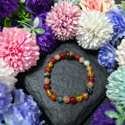 Leo Zodiac Birthstone Bracelet — Confidence, Leadership & Vitality