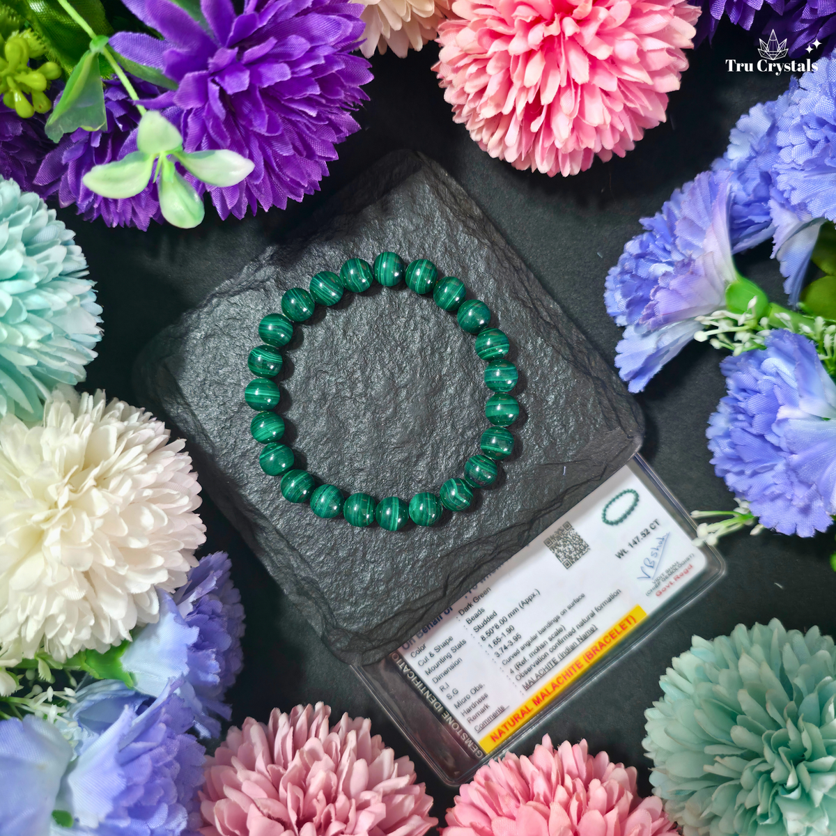 Malachite Bracelet — Manifestation, Transformation and Protection -Certified