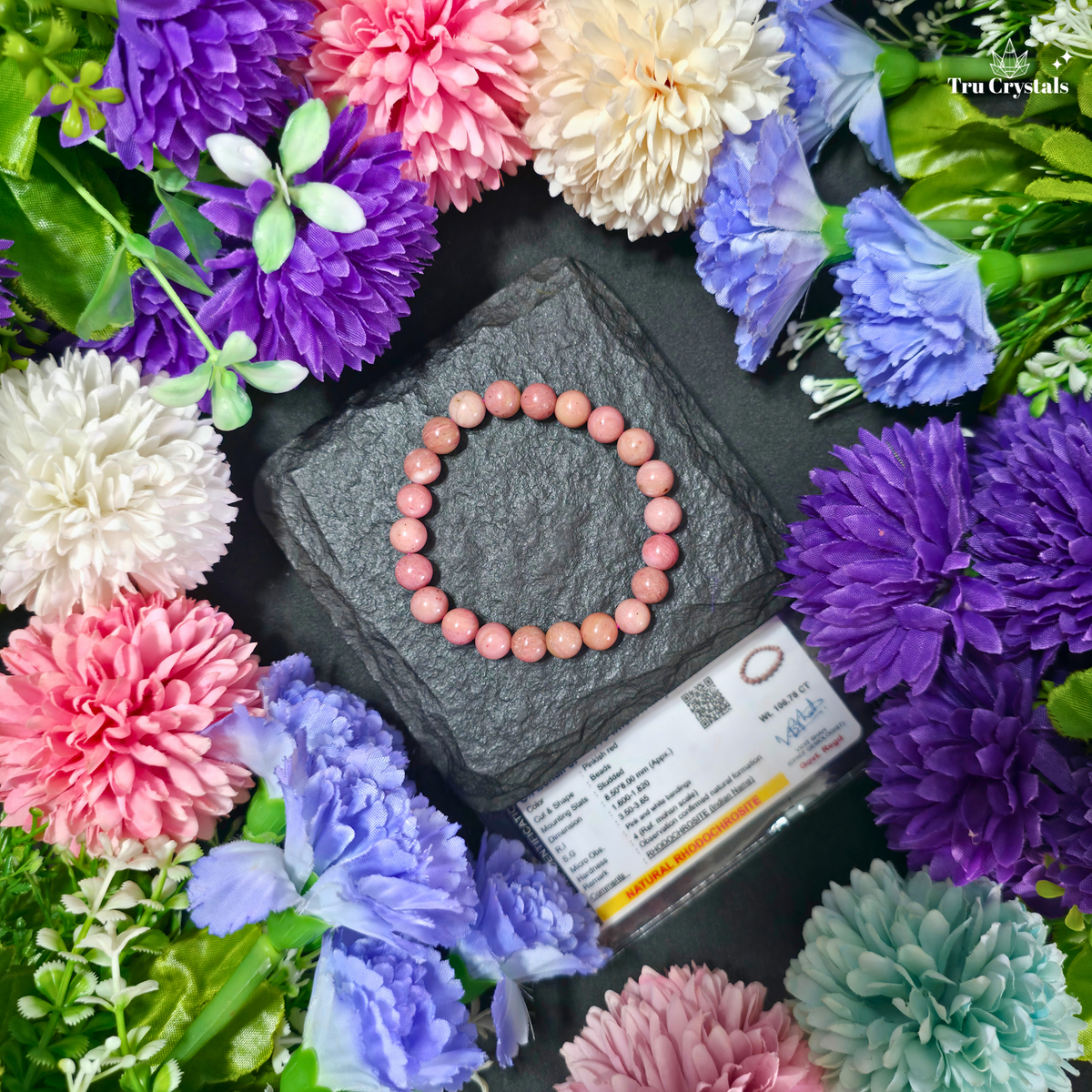 Rhodochrosite Bracelet — Self-Love, Compassion &amp; Emotional Openness