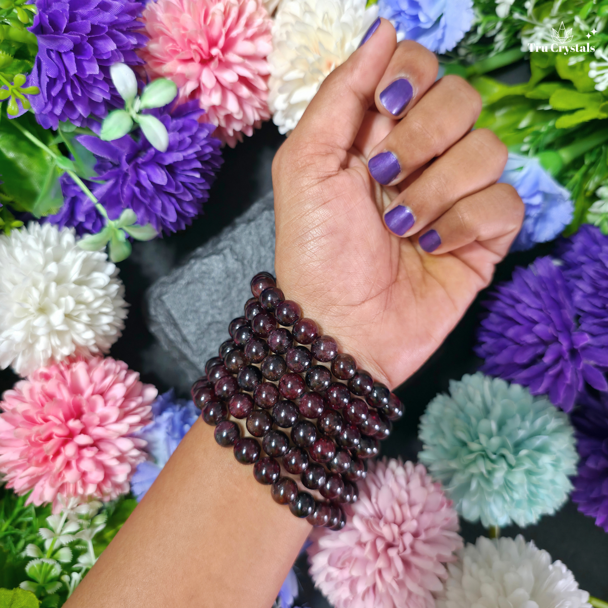 Garnet Bracelet — Prosperity, Grounding and Confident Action