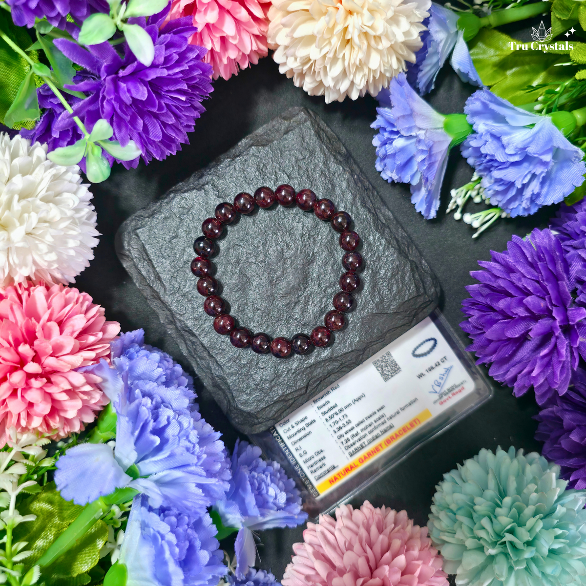 Garnet Bracelet — Prosperity, Grounding and Confident Action