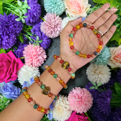 Leo Zodiac Birthstone Bracelet — Confidence, Leadership & Vitality