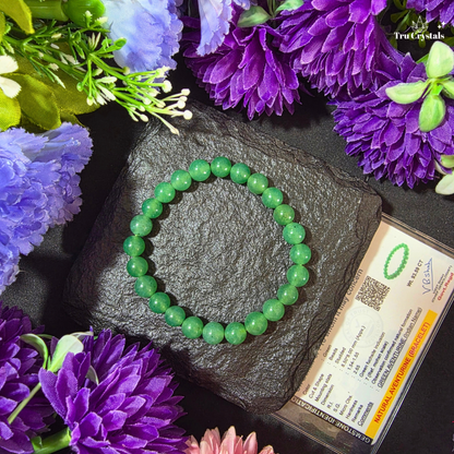 Green Aventurine Wealth and Prosperity Bracelet — Opportunity, Growth and Abundance | Heart Chakra | TruCrystals