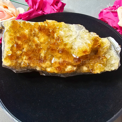 High-Quality Natural Citrine Cluster-Aatrey