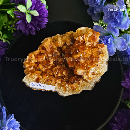 High-Quality Citrine Clusters – Adithya