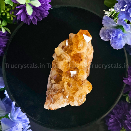 High-Quality Citrine Cluster – Sunlit Stone of Joy & Prosperity