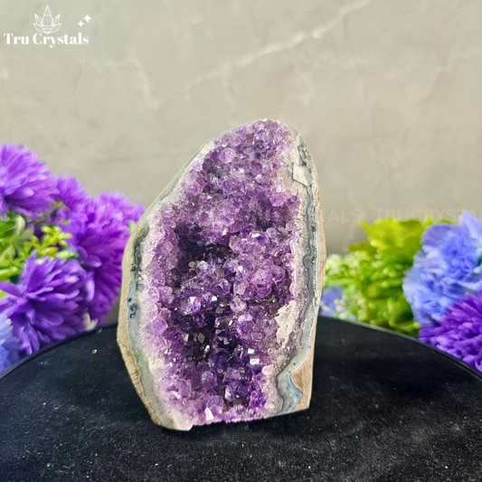 Brazilian Amethyst Geode (Exquisite AAAA Grade)-Adhira