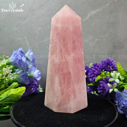 Rose Quartz Jumbo Tower(1.997kgs)