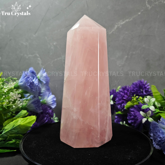 Rose Quartz Jumbo Tower(1.925kgs)