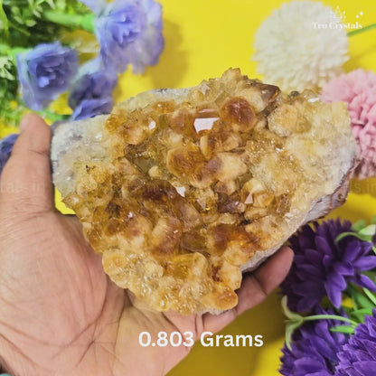 High-Quality Citrine Clusters