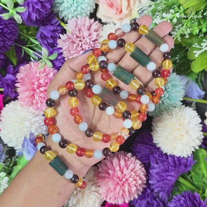 Aries Zodiac Birthstone Bracelet —Courage, Confidence & New Beginnings