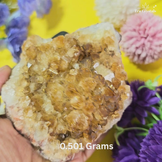 High-Quality Citrine Clusters