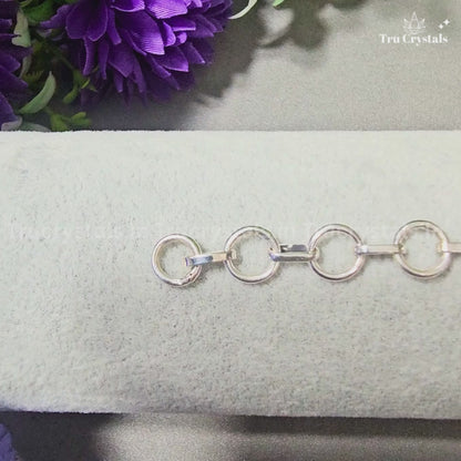 Sterling Silver 9 Graha Bracelet – Harness the Cosmic Balance (Certified)
