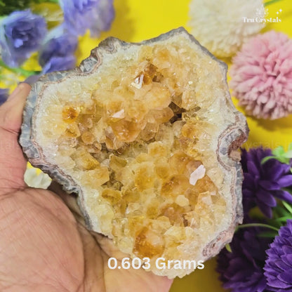 High-Quality Citrine Clusters