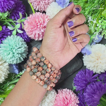 Fire Agate Bracelet — Confidence, Passion & Courage