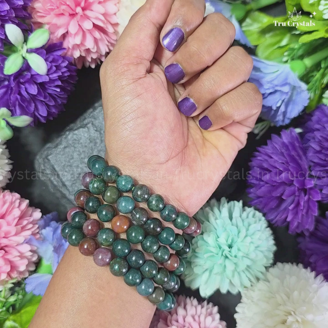 blood stone bracelet