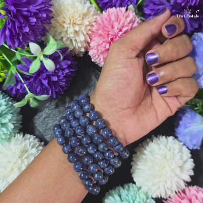 Sodalite Bracelet — Spiritual Growth, Intuition and Calm Communication | Third Eye & Throat Chakras | TruCrystals