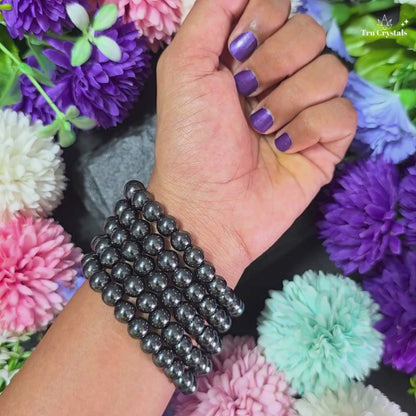 Hematite Bracelet for Concentration & Focus
