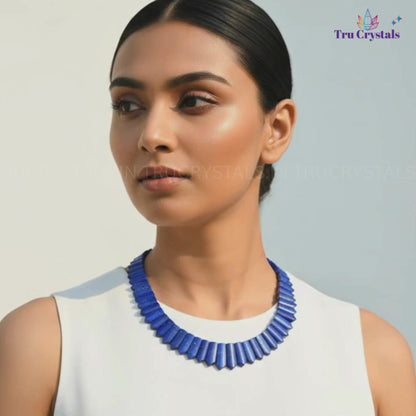 Bohemian Lapis Lazuli Necklace – Speak Your Truth with Style