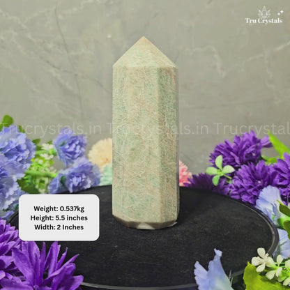 Amazonite Healing Tower – Crystal for Health, Relaxation & Inner Harmony