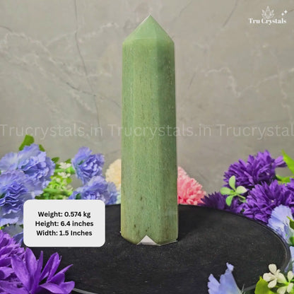 Green Aventurine Tower – Crystal for Abundance, Calm & Heart-Led Growth