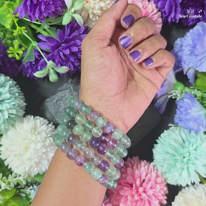 Multi Fluorite Bracelet — Focus, Mental Clarity and Spiritual Harmony