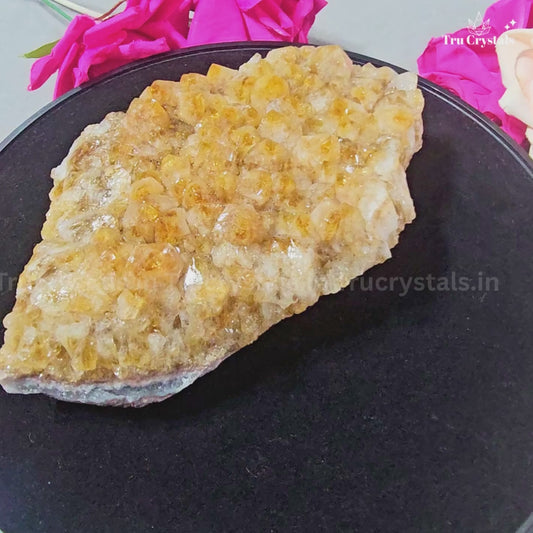 High Quality Citrine Cluster- Agam