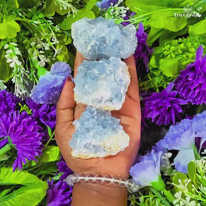 Celestite Cluster — Peace, Intuition & Dreamwork