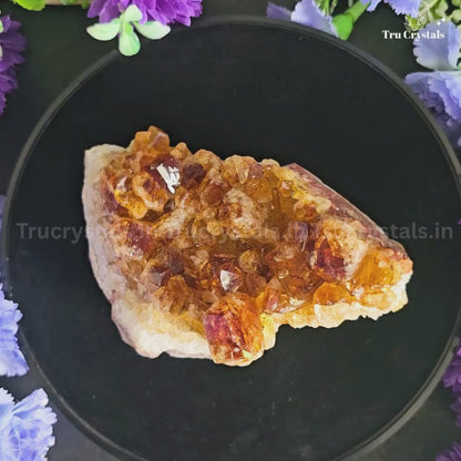 High-Quality Citrine Cluster- Arush