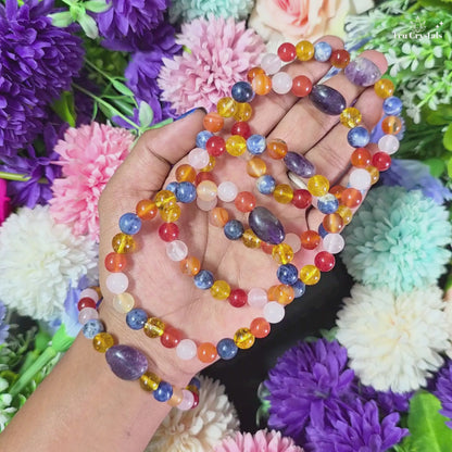 Scorpio Zodiac Birthstone Bracelet — Transformation, Passion & Emotional Strength