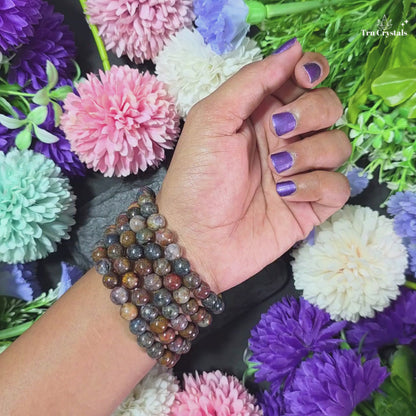Natural Pietersite Bracelet with Certificate — Courage, Clarity & Transformation