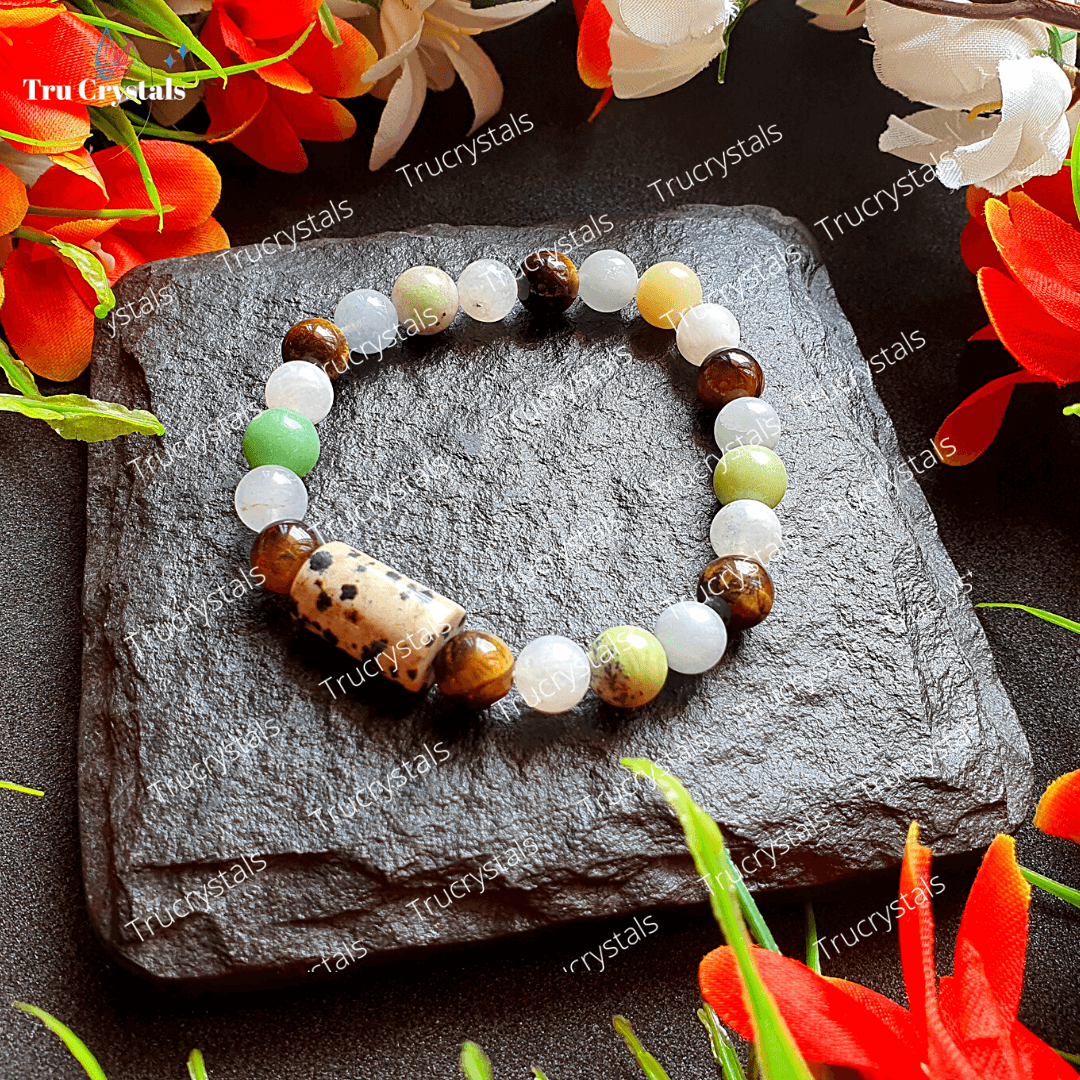 Gemini Zodiac Birth Stone Bracelet Trucrystals.in
