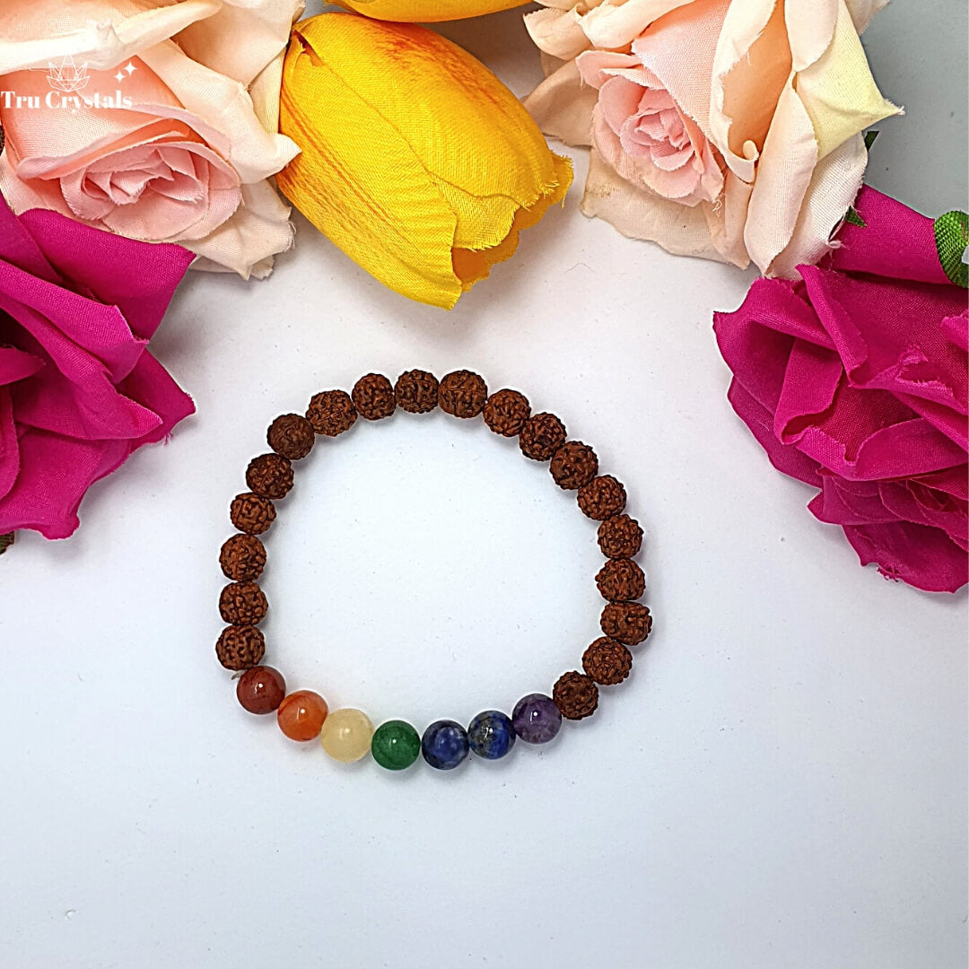 7 Chakra Rudraksh Bracelet