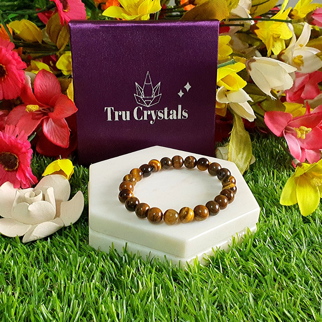 Original Natural Tiger Eye Bracelet Man Women Classic Black Obisidian Beads  Jewelry Couple Matching Bracelet Gift for Lover - AliExpress