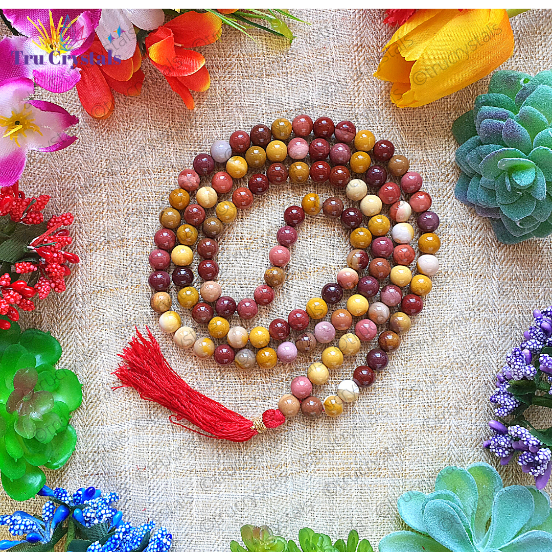 Mookaite Jasper Japa Mala: To Strengthen Immunity