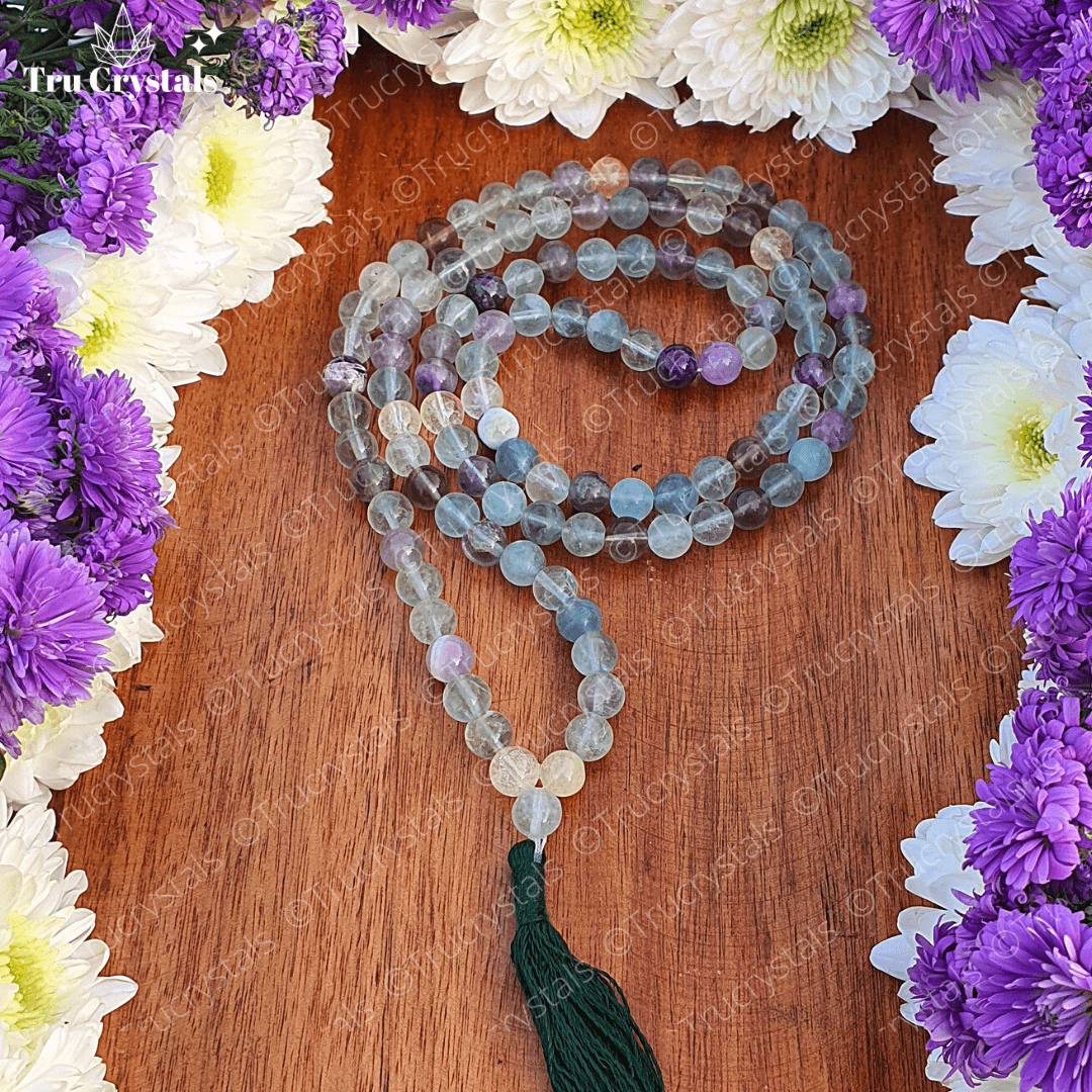 Fluorite Japa Mala: For Harmonizing Spiritual Energy