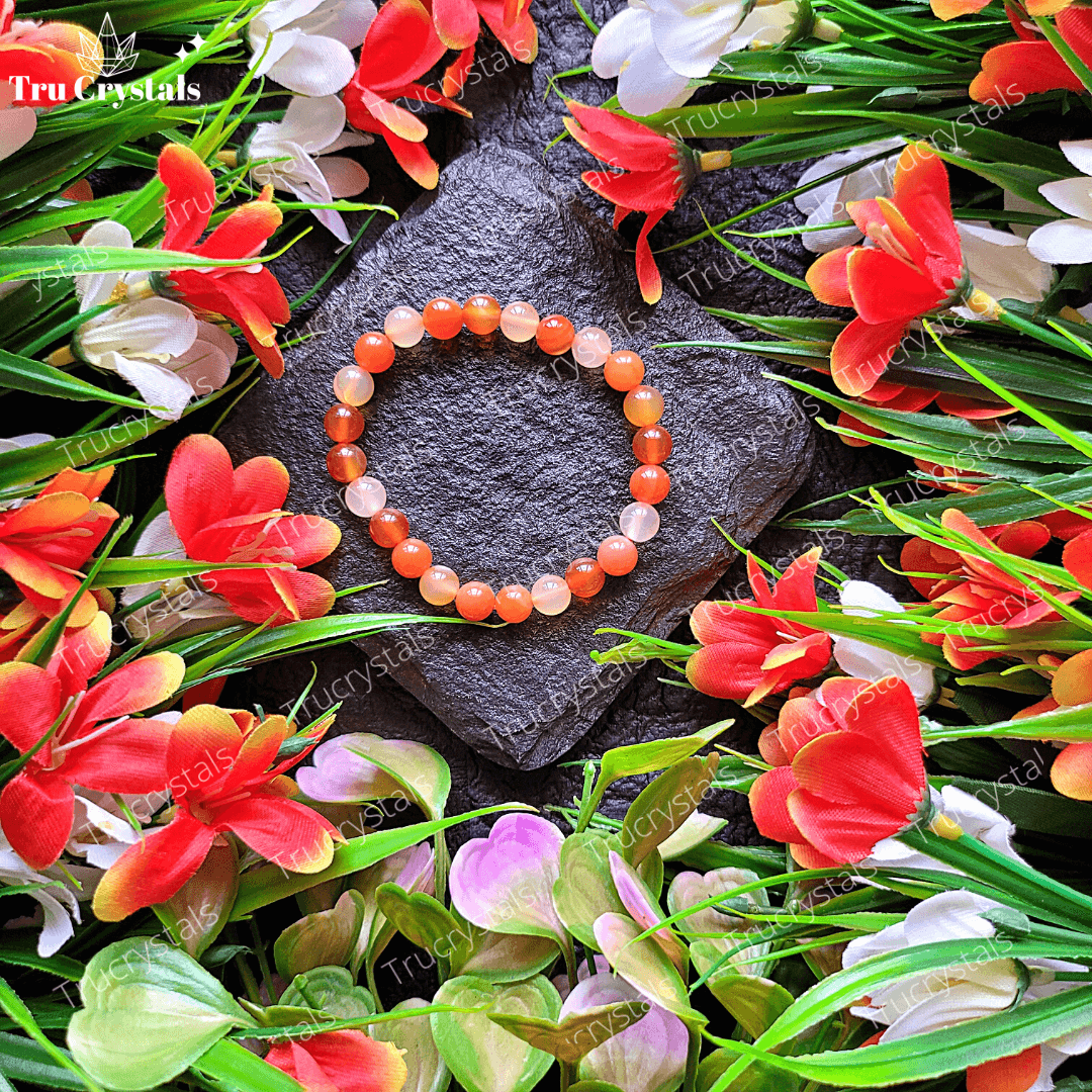 Orange Carnelian Bracelet to boost creativity