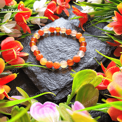 Orange Carnelian Bracelet to boost creativity